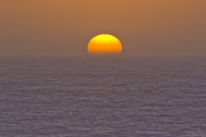 Sunset Over The Pacific